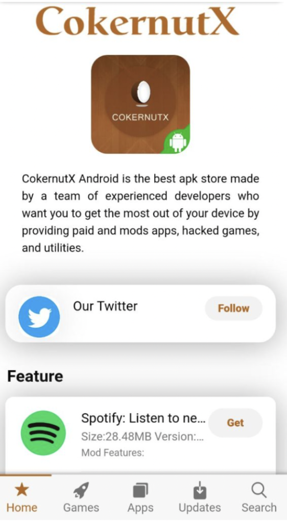 CokernutX on iOS