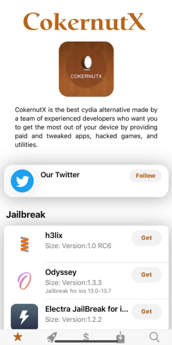 CokernutX App UI