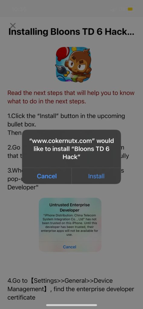 Bloons TD 6 Hack click install
