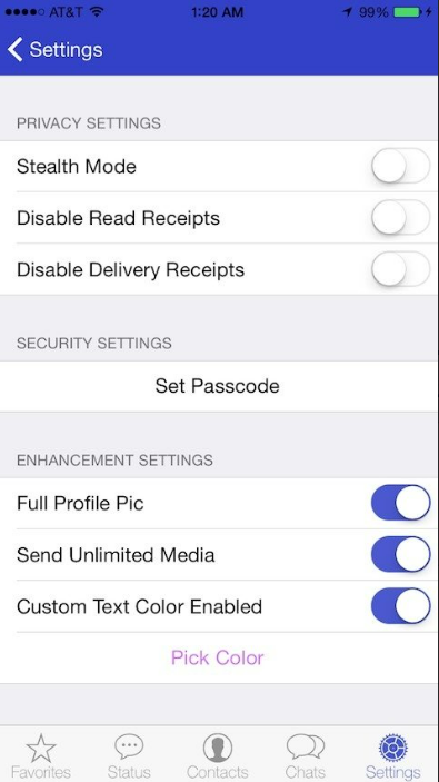 Whatsapp++ extra Features on iPhone