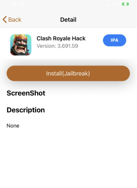 Install Clash Royale Mod Hack on iPhone