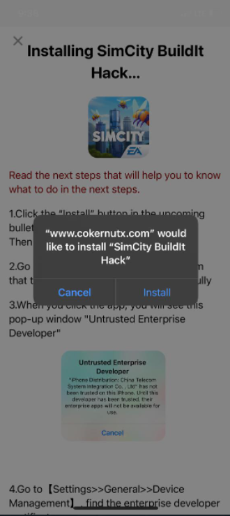 SimCity Buildit MOD Install