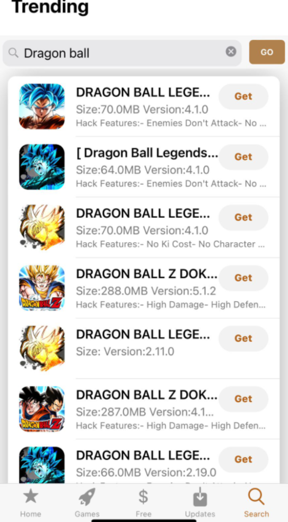 Dragon Ball Z: Dokkan Battle Hack on iOS