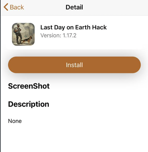 Install Last Day on Earth Hack Game on iOS