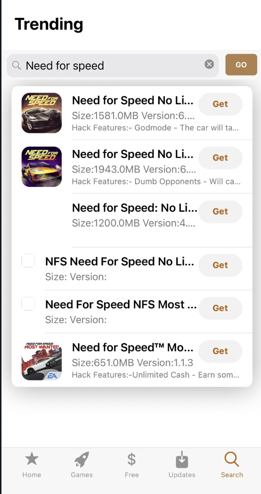 Need for Speed: No Limits Mod on iPhone