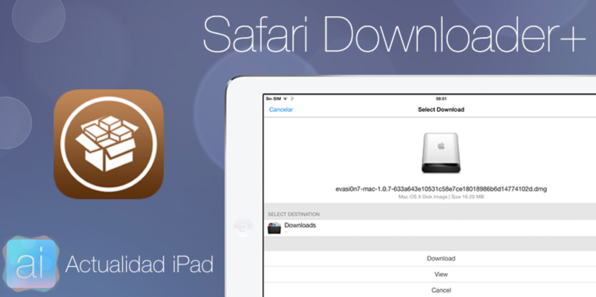 Safari Downloader+ for iOs devices
