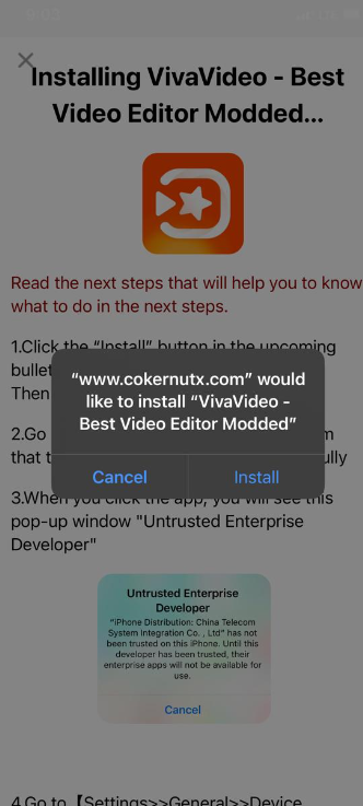 VivaVideo Pro MOD iOS